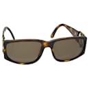 CHANEL Óculos de sol plástico marrom CC Auth 69542 - Chanel
