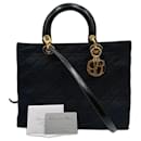 Dior Lady Dior Nylon Bag with Crossbody Shoulder Strap