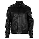 Saint Laurent Moto Jacket in Black Leather