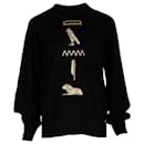 Chanel Hieroglyphic Sweater in Black Cashmere
