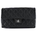 Chanel BANANA 2.55 QUILTED BLACK