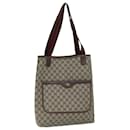 GUCCI GG Supreme Web Sherry Line Tote Bag Beige Red Green 39 02 003 Auth yk11426 - Gucci