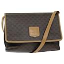 CELINE Macadam Canvas Shoulder Bag PVC Brown Auth ep3786 - Céline