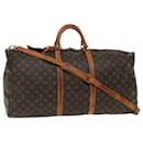 Louis Vuitton Monograma Keepall Bandouliere 60 Boston Bag M41412 Autenticação de LV 69622