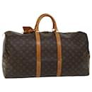 Louis Vuitton-Monogramm Keepall 55 Boston Bag M.41424 LV Auth 69492