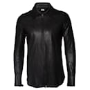 l.g.b., black leather zip jacket - Autre Marque