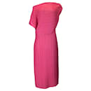 Rachel Comey Hot Pink Sequined One Shoulder Midi Dress - Autre Marque