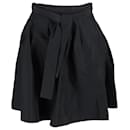 Joseph Tie Belt Mini Skirt in Black Polyester