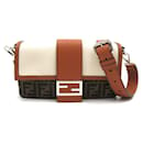 Zucca Canvas & Leather Shoulder Bag 7VA472 - Fendi