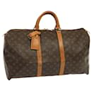 Louis Vuitton Monograma Keepall 50 Boston Bag M41426 Autenticação de LV 68885
