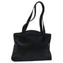 SAINT LAURENT Shoulder Bag Leather Black Auth bs13212 - Saint Laurent