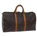 Louis Vuitton-Monogramm Keepall 50 Boston Bag M.41426 LV Auth 69913
