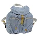 PRADA Backpack Nylon Light Blue Auth 69942 - Prada
