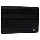 GIVENCHY Clutch Bag Leather Black Auth bs13297 - Givenchy