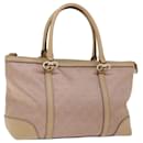 GUCCI GG Canvas Lovely Hand Bag Pink 257069 Auth ep3887 - Gucci