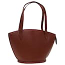 LOUIS VUITTON Epi Saint Jacques Shopping Shoulder Bag Brown M52263 LV Auth mr027 - Louis Vuitton