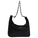 GUCCI Chain Shoulder Bag Leather Black 001 3873 001998 Auth ep3779 - Gucci