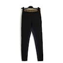 Louis Vuitton Leggings FR36 LV Black Polyamid Pants US27