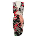Roberto Cavalli Ivory Multi Floral Print Sleeveless Dress - Autre Marque