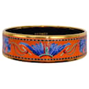 Hermes Orange / Red / Blue Brazil Enamel Bracelet - Autre Marque