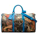 Louis Vuitton Blue x Jeff Koons Masters Collection Rubens Keepall Bandouliere 50