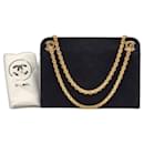 Chanel Mademoiselle Bijoux Chain Cloth Shoulder Bag