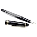 MONTBLANC MEISTERSTUCK CLASSIC GOLD MB FOUNTAIN PEN132464 BLACK RESIN PEN - Montblanc