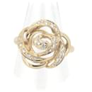 Va bene 18Anello K Floral con diamanti Anello in metallo in condizioni eccellenti - Tasaki