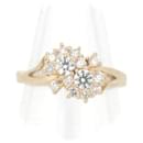 18K Diamond Cluster Ring - Mikimoto