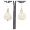 Chanel Camellia Chalcedony Earrings  Metal Earrings in Excellent condition