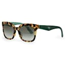 Oversized Tinted Sunglasses SPR24Q-F - Prada