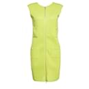 CC Buttons Lime Green Dress - Chanel