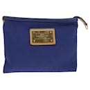 LOUIS VUITTON Pochette Antigua Bleu M40067 LV Auth bs13089 - Louis Vuitton