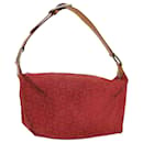 Bolsa de mão em lona de macadame CELINE C Red Auth ar11578b - Céline