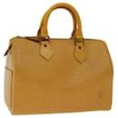 Louis Vuitton Epi Speedy 25 Hand Bag Tassili Yellow M43019 LV Auth 70079
