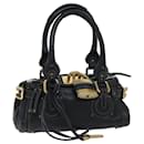 Chloe Mini Paddington Hand Bag Leather Black Auth yk11536 - Chloé