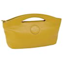 GIVENCHY Hand Bag Leather Yellow Auth bs13121 - Givenchy