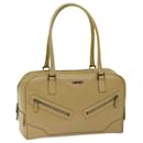 GUCCI Hand Bag Leather Beige 002 1115 Auth ep3789 - Gucci