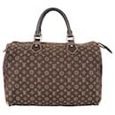 Louis Vuitton Brown Mini Lin Speedy 30 handbag