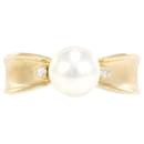 18K Pearl Diamond Ring - Autre Marque