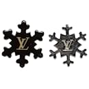 Broche de floco de neve de prata Louis Vuitton