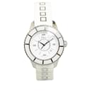 Dior White Quartz Stainless Steel Christal Watch