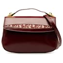 Dior Red Leather Oblique Satchel