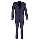 Ermenegildo Zegna Two-Piece Suit Set in Blue Wool