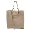 Balenciaga Leather Papier Tote Bag  Tote Bag Leather in
