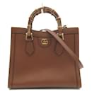 Gucci Diana Bamboo Tote Bag  Handbag Leather 660000 in
