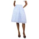 Blue floral printed midi skirt - size XS - Autre Marque