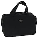 PRADA Hand Bag Nylon Black Auth 69742 - Prada