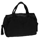 PRADA Hand Bag Nylon Black Auth bs13129 - Prada