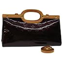 LOUIS VUITTON Monogram Vernis Roxbury Drive Bolso de mano Amarante M91995 autenticación 70065 - Louis Vuitton